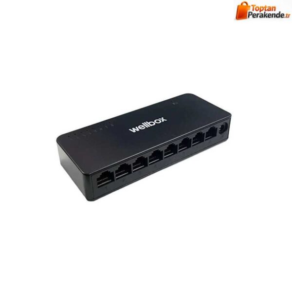 Wellbox Gigabit Ethernet Switch 8 Kanal 100-1000 Mbps